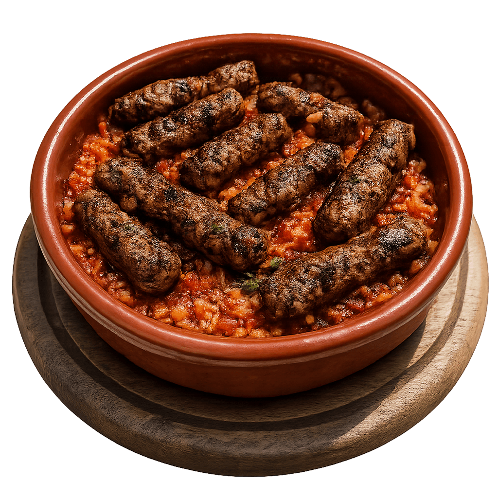 Cevapcici Polpette cilindriche di carne